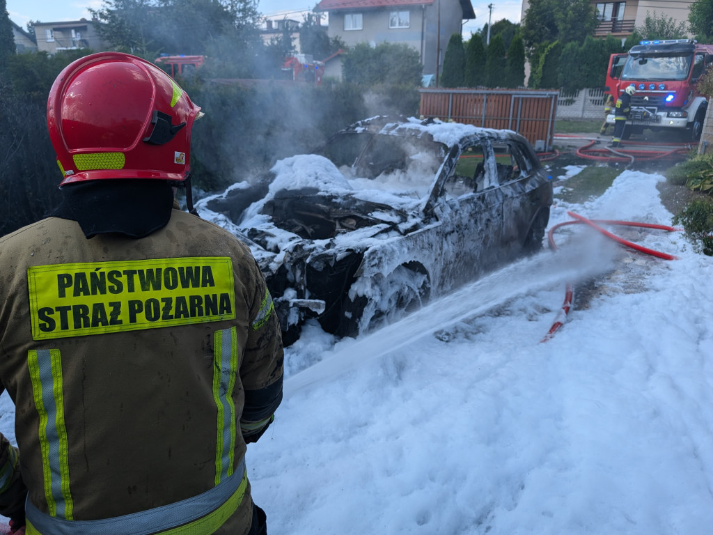 Pożar domu w Chrzanowie 21.07.2024