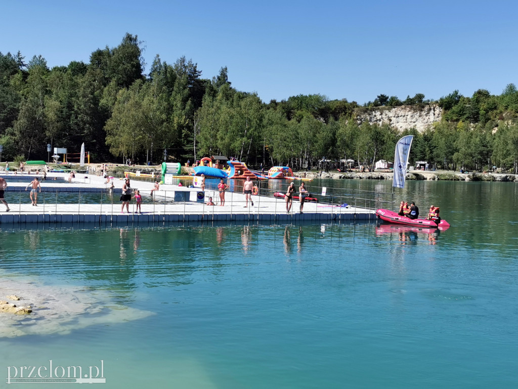 Akcja ratunkowa na trzebińskim Balatonie