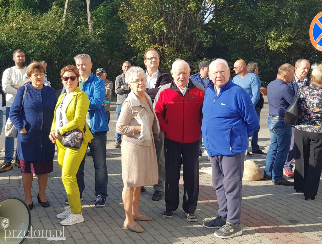 Protest w Chrzanowie przeciw wstrząsom z ZG Janina