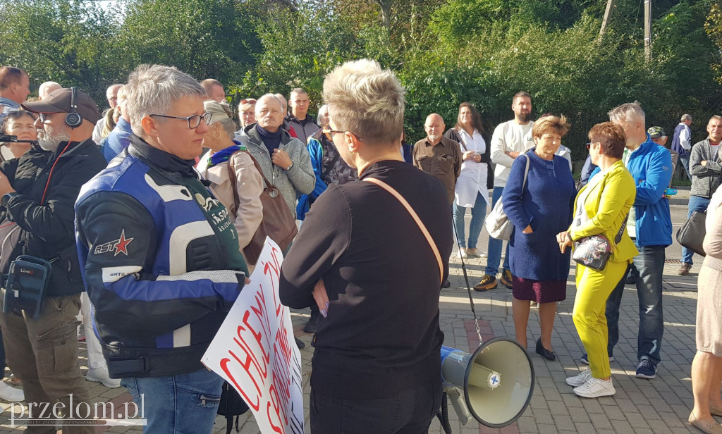 Protest w Chrzanowie przeciw wstrząsom z ZG Janina