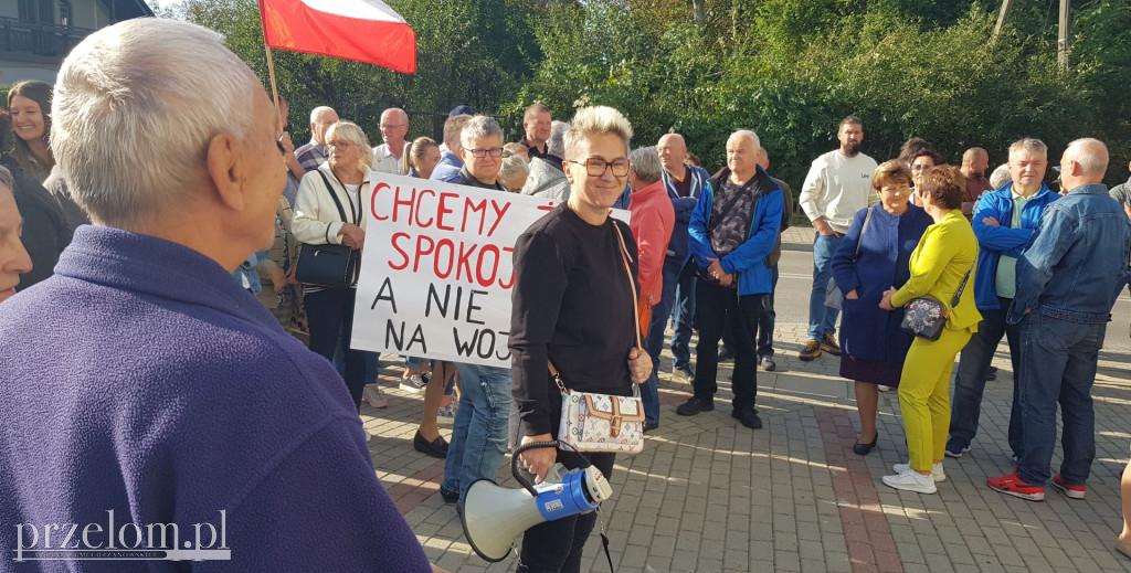 Protest w Chrzanowie przeciw wstrząsom z ZG Janina