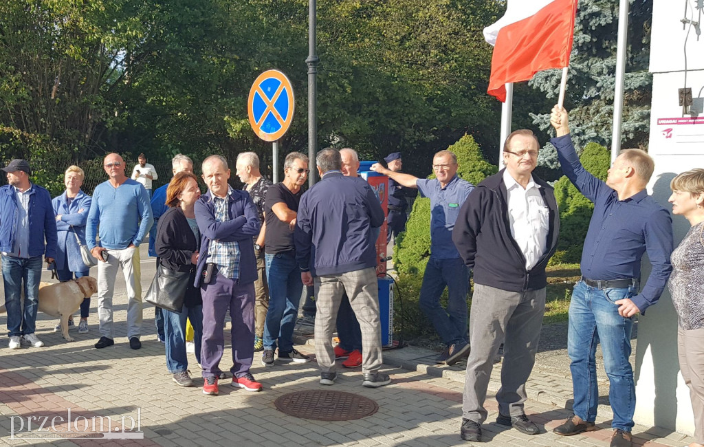 Protest w Chrzanowie przeciw wstrząsom z ZG Janina