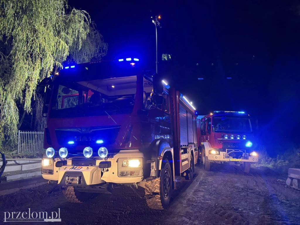 Pożar w Krzeszowicach 13.10.2024
