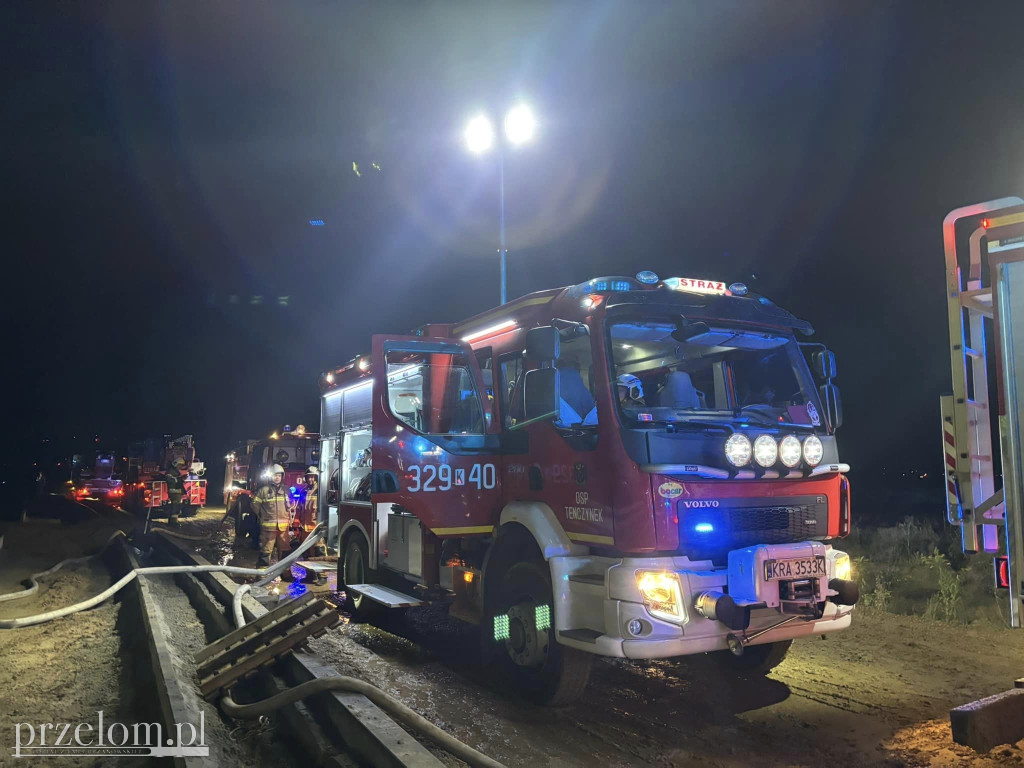 Pożar w Krzeszowicach 13.10.2024