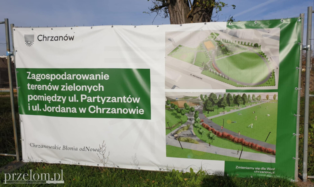 Trwa zagospodarowanie chrzanowskich błoni