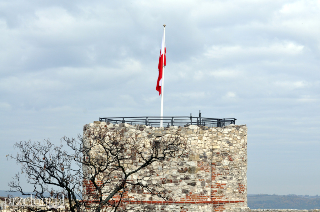 Zamek Tenczyn w jesiennej scenerii 2024 r.