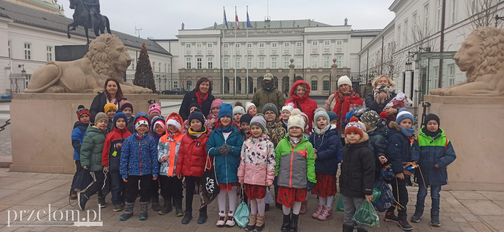 Przedszkolaki z Tenczynka z wizytą u Prezydentowej