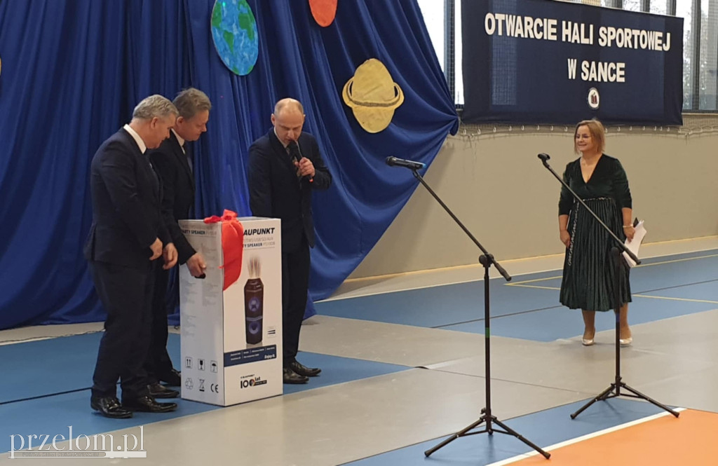 Otwarcie hali sportowej w Sance