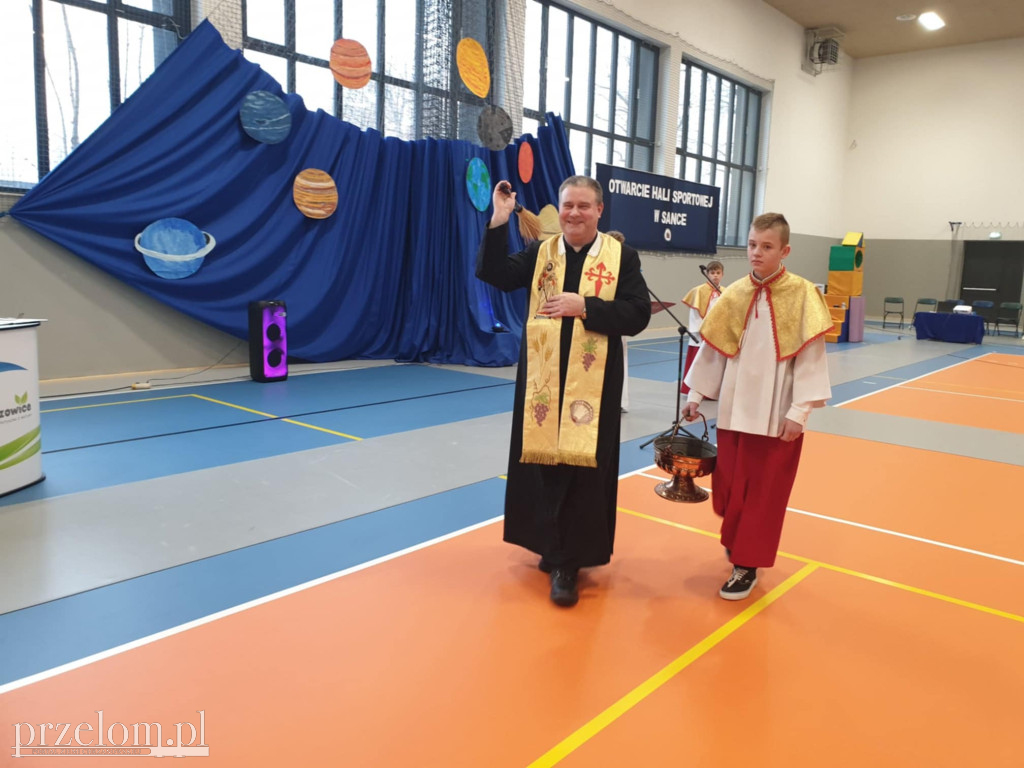 Otwarcie hali sportowej w Sance