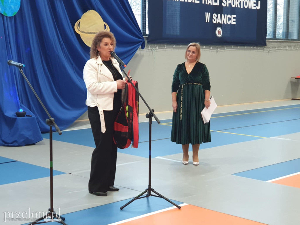 Otwarcie hali sportowej w Sance