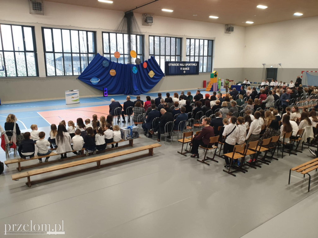 Otwarcie hali sportowej w Sance