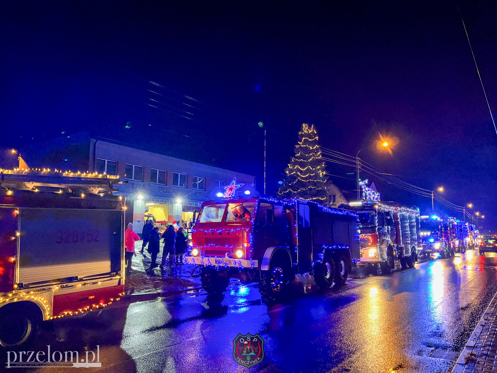 Parada strażacka przez gminę Krzeszowice