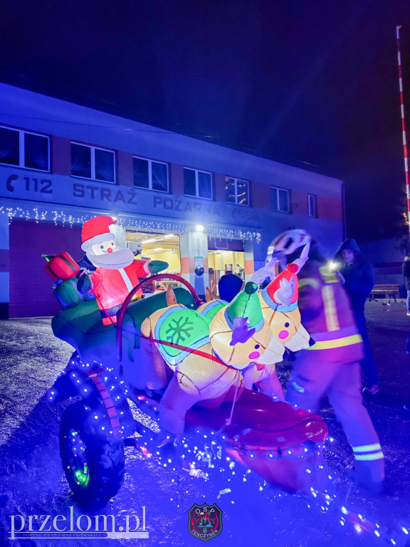 Parada strażacka przez gminę Krzeszowice