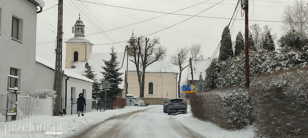 Chrzanów obudził się pod białą pierzyną