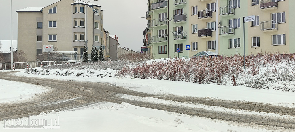 Chrzanów obudził się pod białą pierzyną