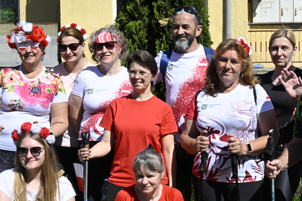 Marsz nordic walking “Dla Biało-Czerwonej” - 01.05.2025 - OSP Libiąż