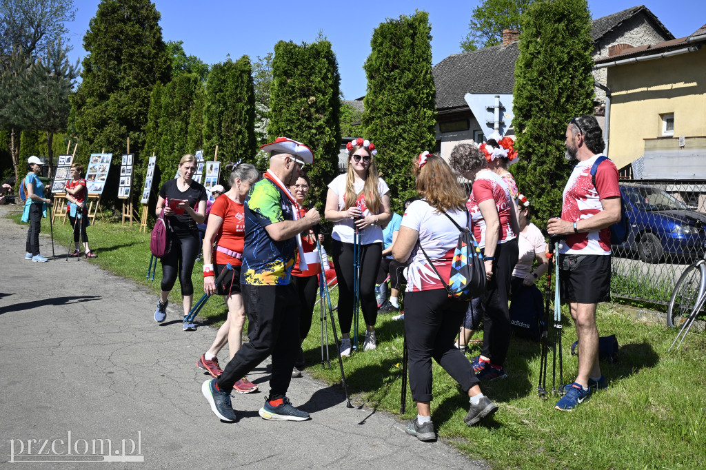 Marsz nordic walking “Dla Biało-Czerwonej” - 01.05.2025 - OSP Libiąż