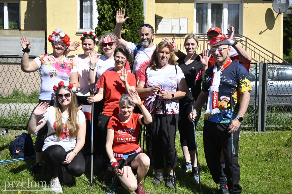 Marsz nordic walking “Dla Biało-Czerwonej” - 01.05.2025 - OSP Libiąż