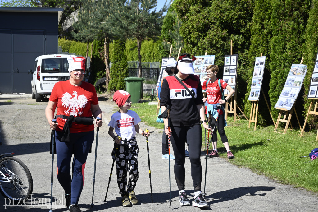 Marsz nordic walking “Dla Biało-Czerwonej” - 01.05.2025 - OSP Libiąż