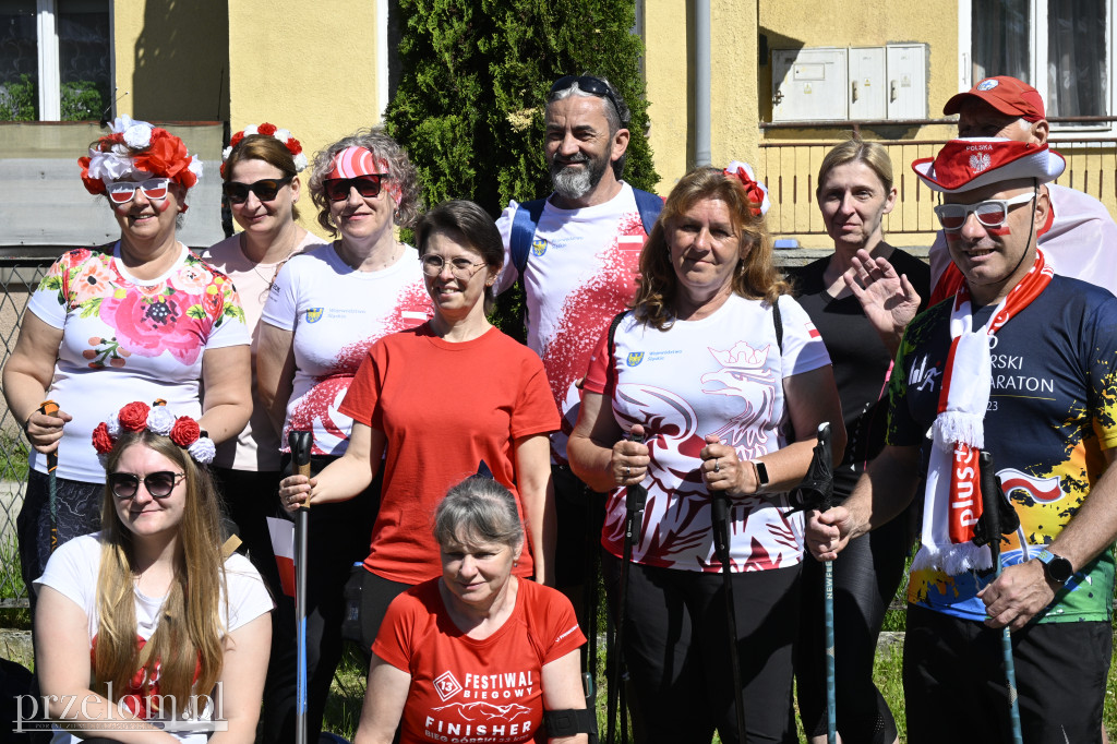 Marsz nordic walking “Dla Biało-Czerwonej” - 01.05.2025 - OSP Libiąż
