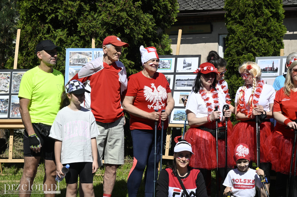 Marsz nordic walking “Dla Biało-Czerwonej” - 01.05.2025 - OSP Libiąż