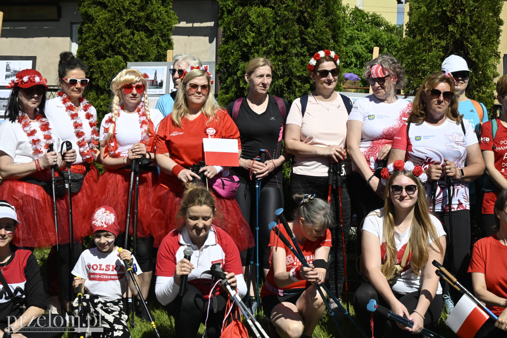 Marsz nordic walking “Dla Biało-Czerwonej” - 01.05.2025 - OSP Libiąż