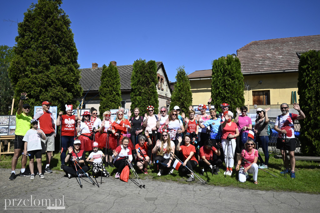 Marsz nordic walking “Dla Biało-Czerwonej” - 01.05.2025 - OSP Libiąż