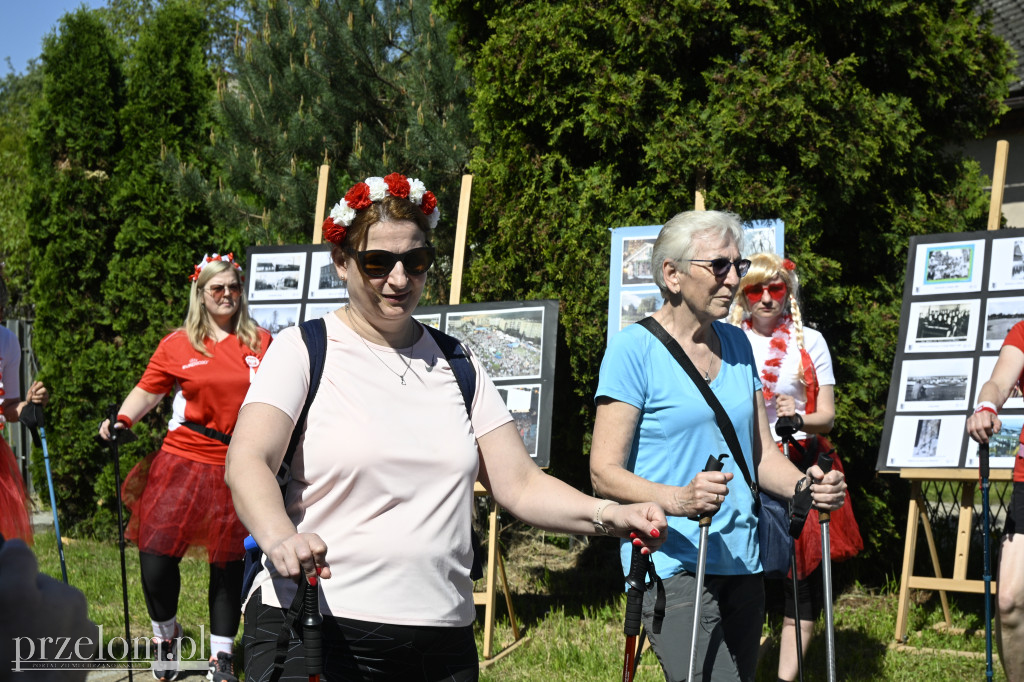 Marsz nordic walking “Dla Biało-Czerwonej” - 01.05.2025 - OSP Libiąż