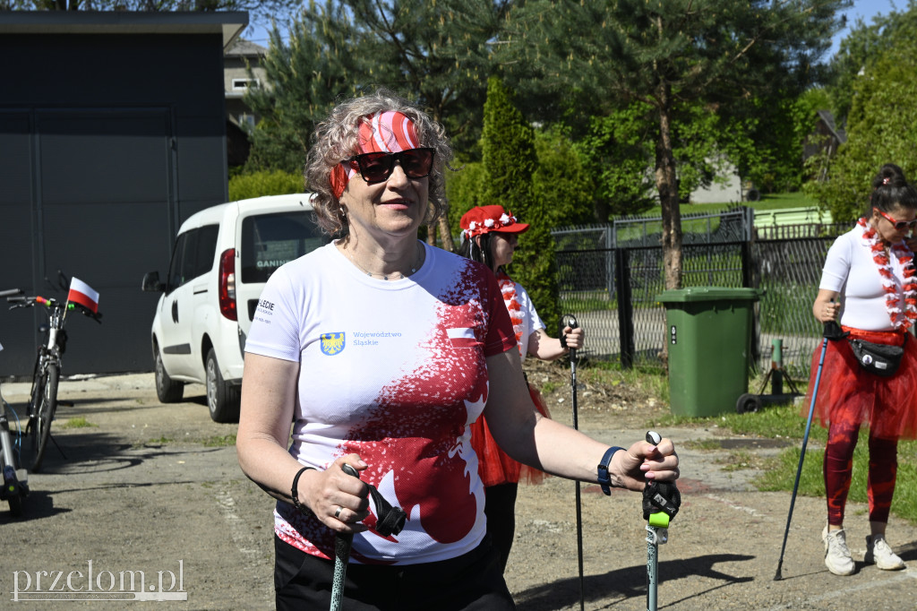 Marsz nordic walking “Dla Biało-Czerwonej” - 01.05.2025 - OSP Libiąż