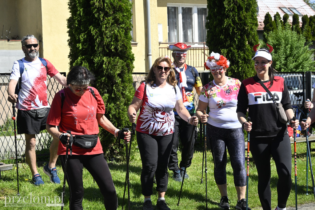 Marsz nordic walking “Dla Biało-Czerwonej” - 01.05.2025 - OSP Libiąż