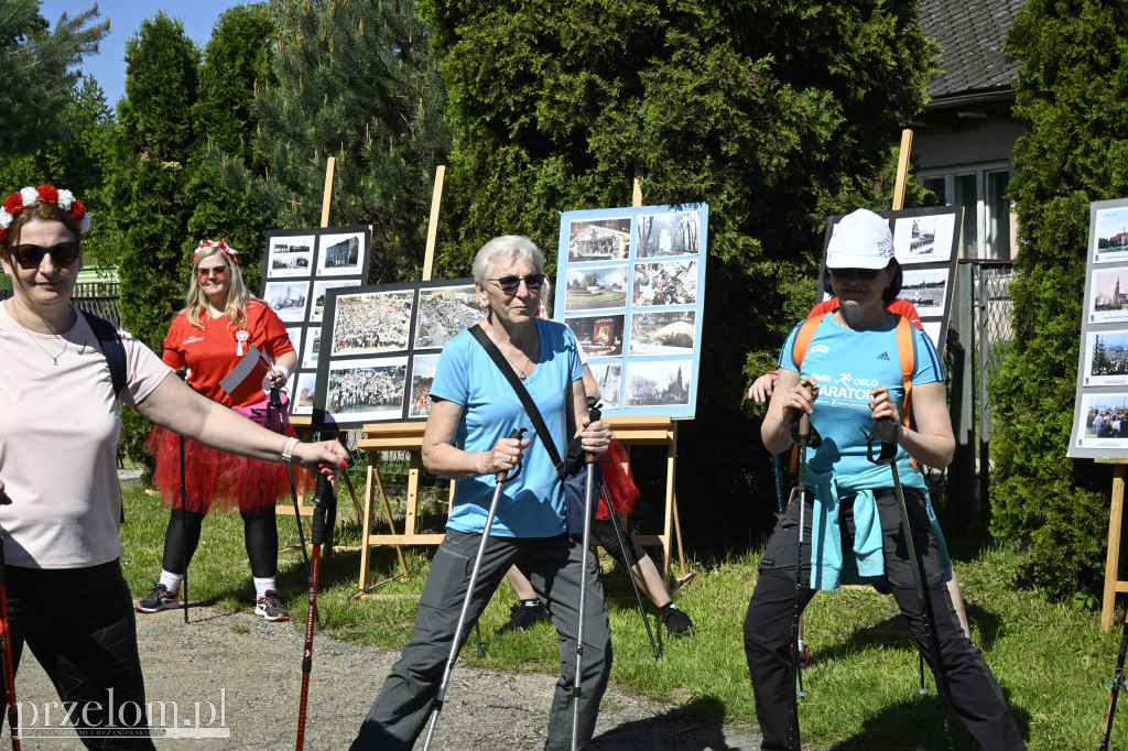 Marsz nordic walking “Dla Biało-Czerwonej” - 01.05.2025 - OSP Libiąż