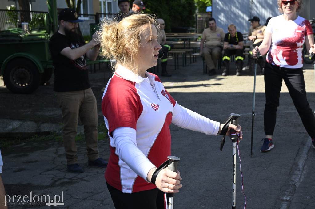 Marsz nordic walking “Dla Biało-Czerwonej” - 01.05.2025 - OSP Libiąż