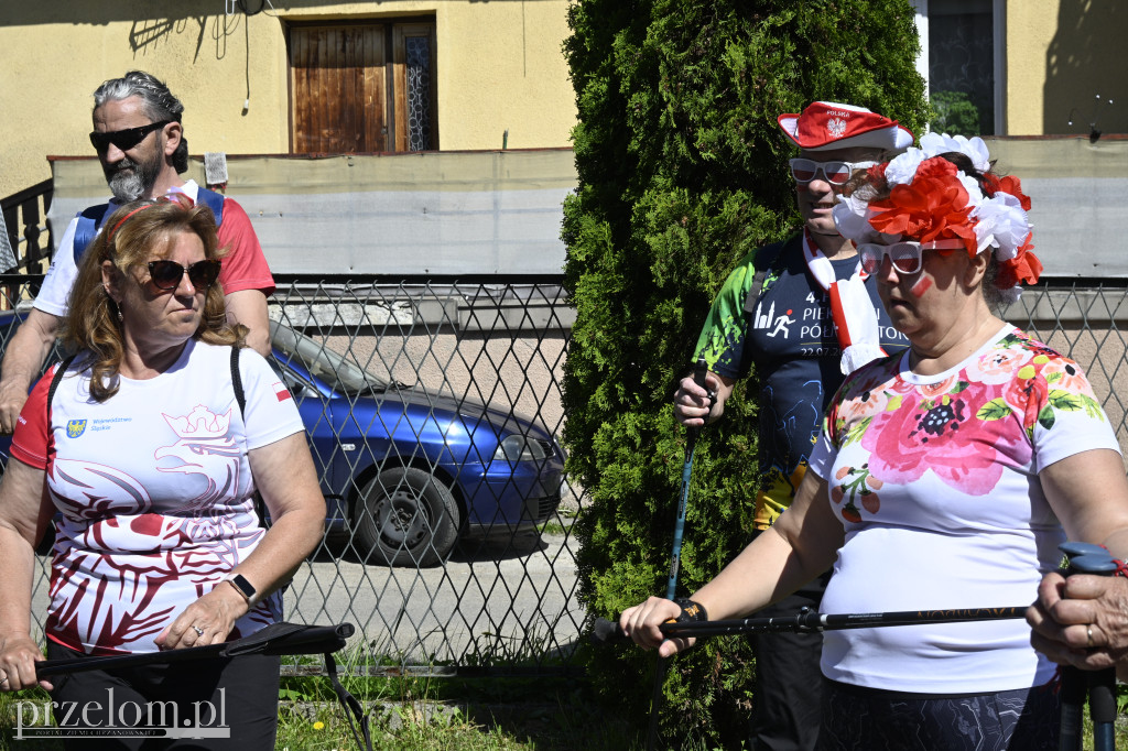 Marsz nordic walking “Dla Biało-Czerwonej” - 01.05.2025 - OSP Libiąż