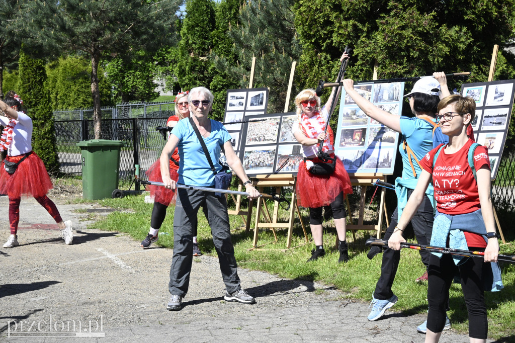Marsz nordic walking “Dla Biało-Czerwonej” - 01.05.2025 - OSP Libiąż