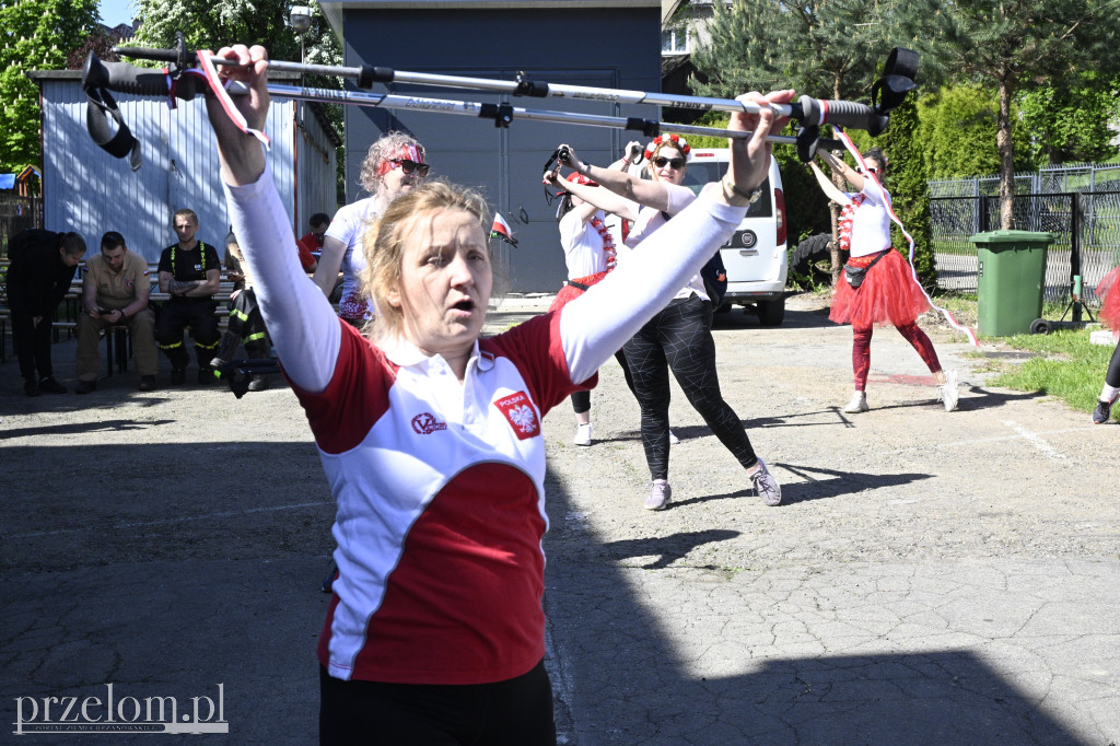 Marsz nordic walking “Dla Biało-Czerwonej” - 01.05.2025 - OSP Libiąż