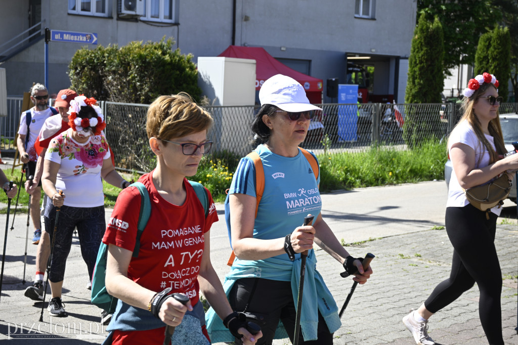 Marsz nordic walking “Dla Biało-Czerwonej” - 01.05.2025 - OSP Libiąż