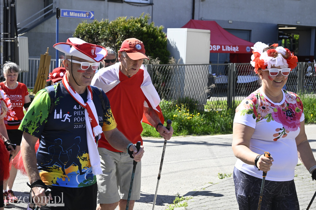 Marsz nordic walking “Dla Biało-Czerwonej” - 01.05.2025 - OSP Libiąż
