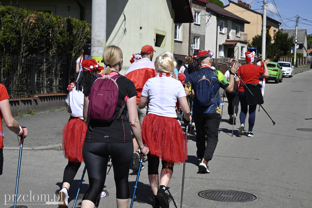 Marsz nordic walking “Dla Biało-Czerwonej” - 01.05.2025 - OSP Libiąż