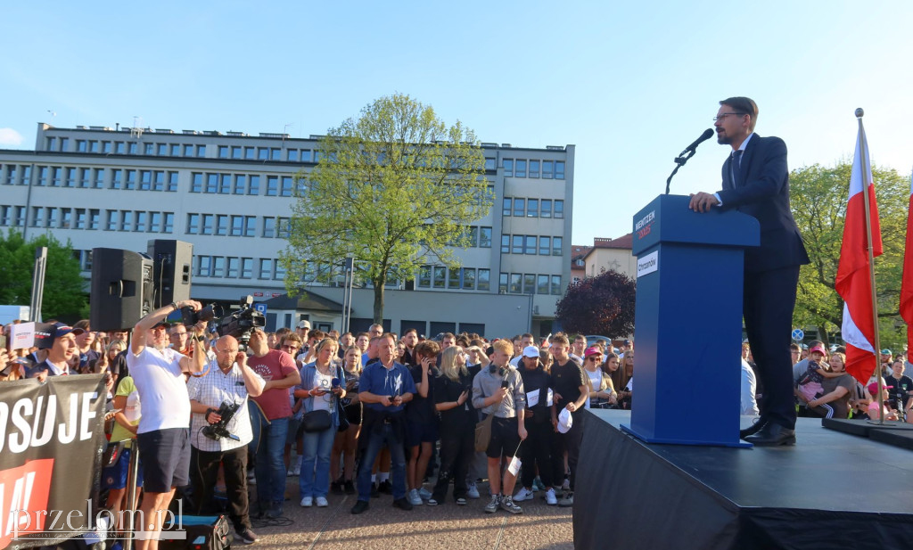 Sławomir Mentzen w Chrzanowie