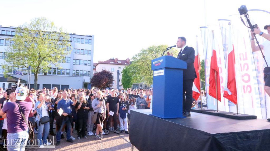 Sławomir Mentzen w Chrzanowie
