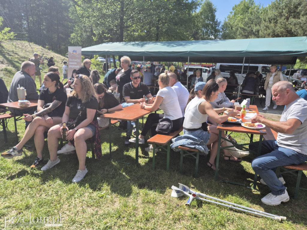 Karol Okrasa na pikniku w Luszowicach