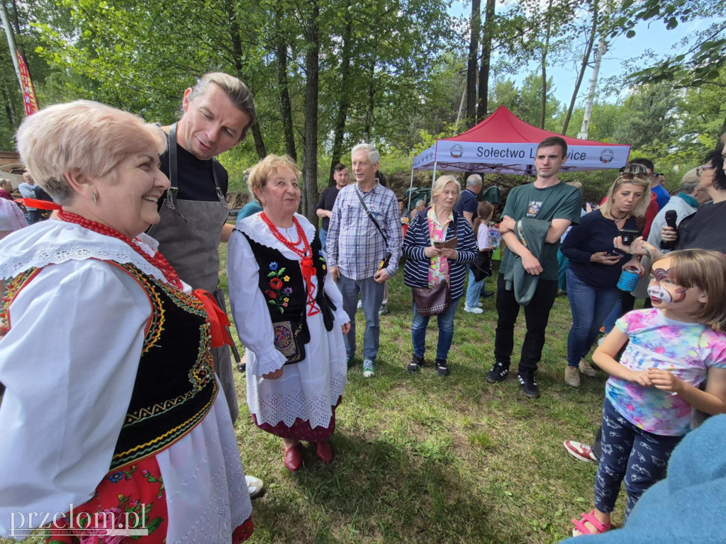 Karol Okrasa na pikniku w Luszowicach