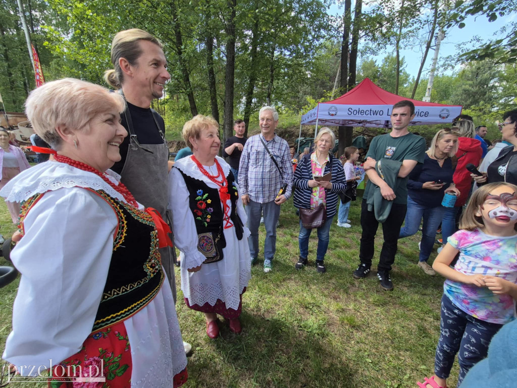 Karol Okrasa na pikniku w Luszowicach