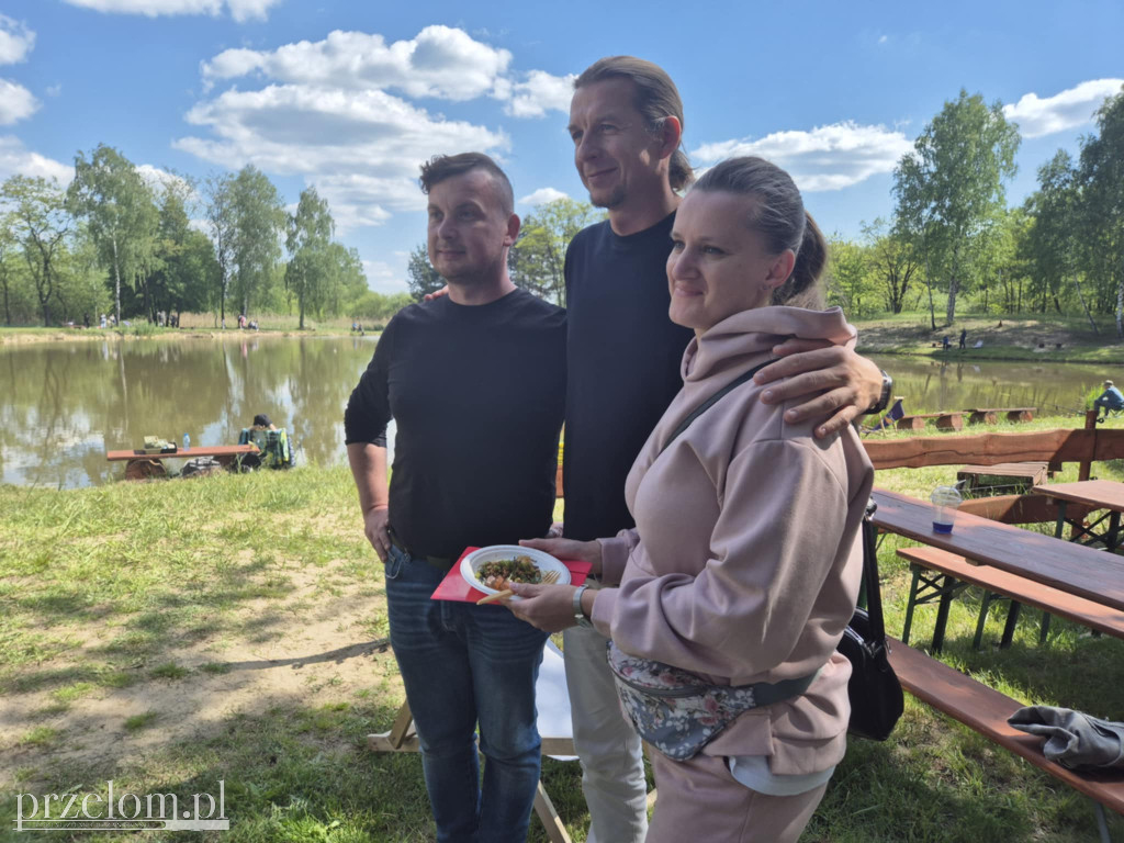 Karol Okrasa na pikniku w Luszowicach