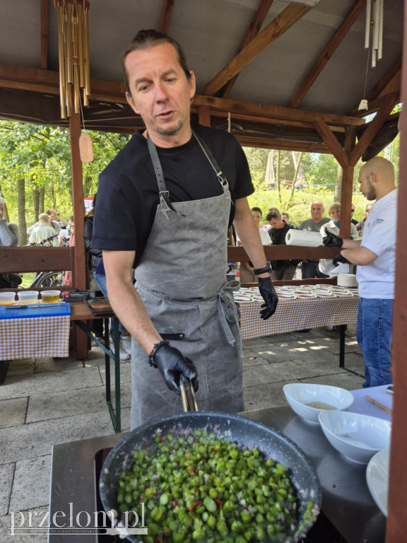 Karol Okrasa na pikniku w Luszowicach