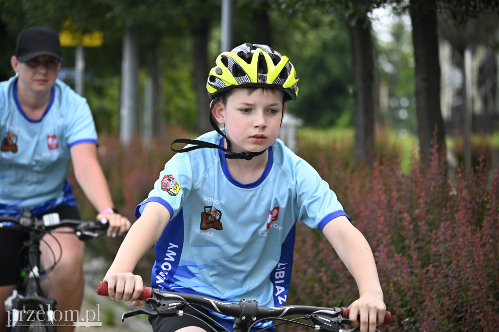 Z książką na rowerze w Libiążu - 07.06.2026