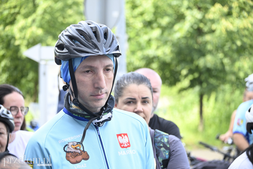 Z książką na rowerze w Libiążu - 07.06.2026