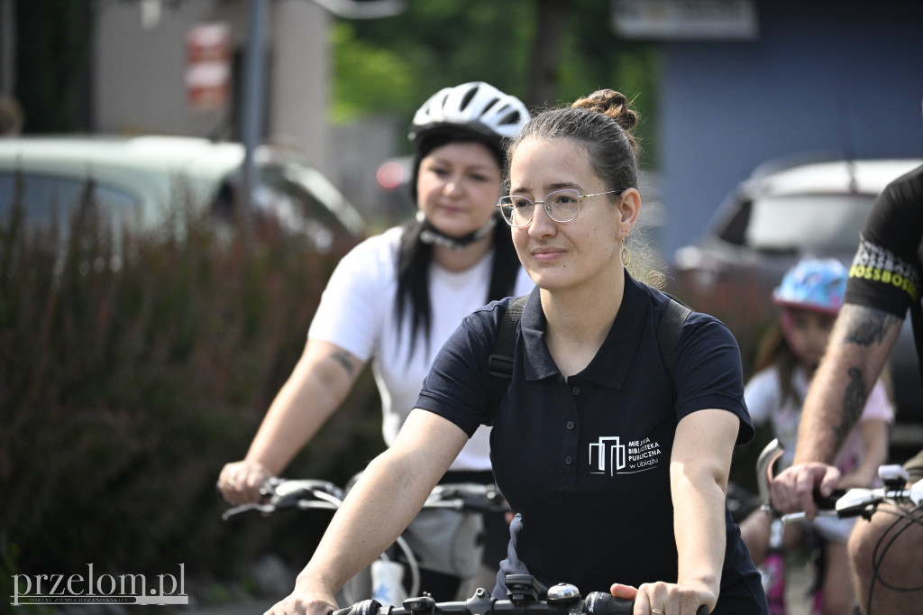 Z książką na rowerze w Libiążu - 07.06.2026