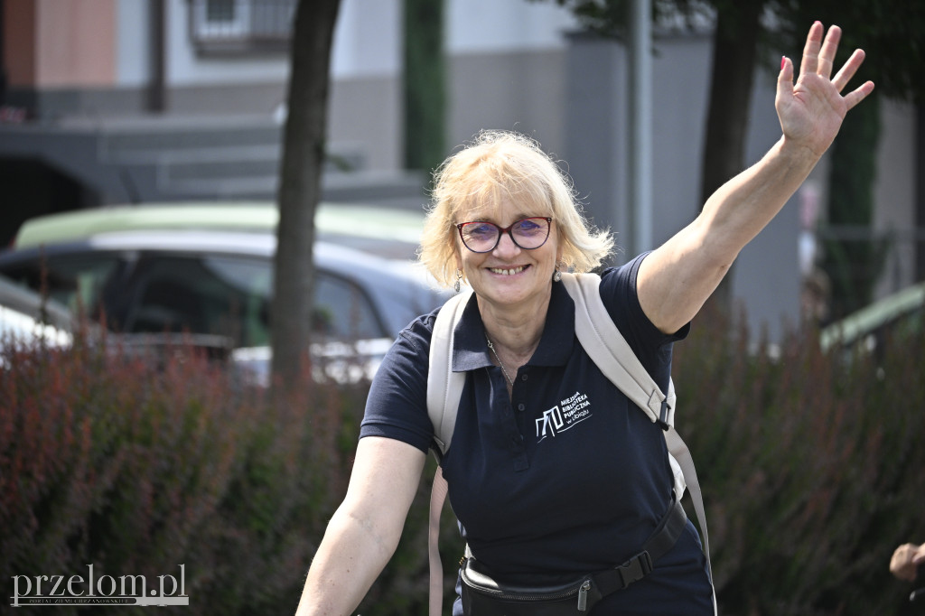 Z książką na rowerze w Libiążu - 07.06.2026