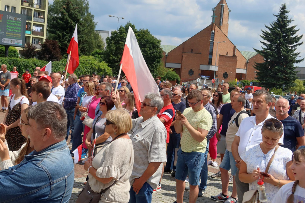 Antyimigrancki wiec w Chrzanowie